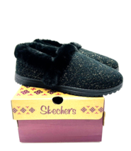 Skechers Cozy Lite Sparkle Sweet Walk Knit Slippers - BLACK, US 9.5M / E... - £20.10 GBP