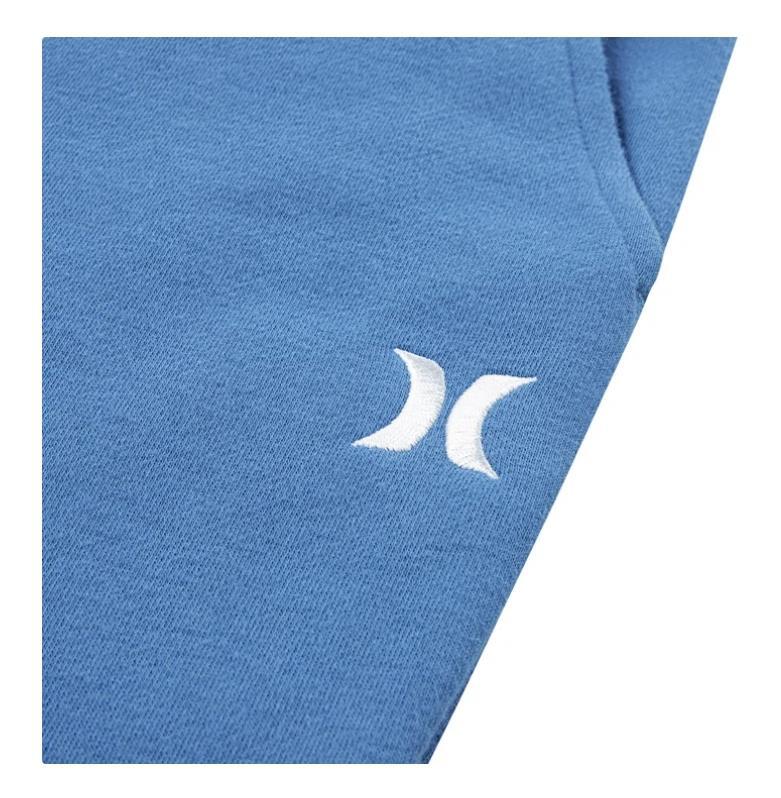 Hurley Boys Girls Jogger Blue Fleece Pockets Elastic Waist Drawstring Active Item image 6