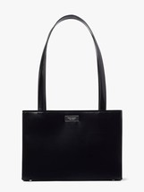 Kate Spade Sam Icon Spazzolatto Leather Medium Shoulder Bag ~NWT~ Black - £217.58 GBP