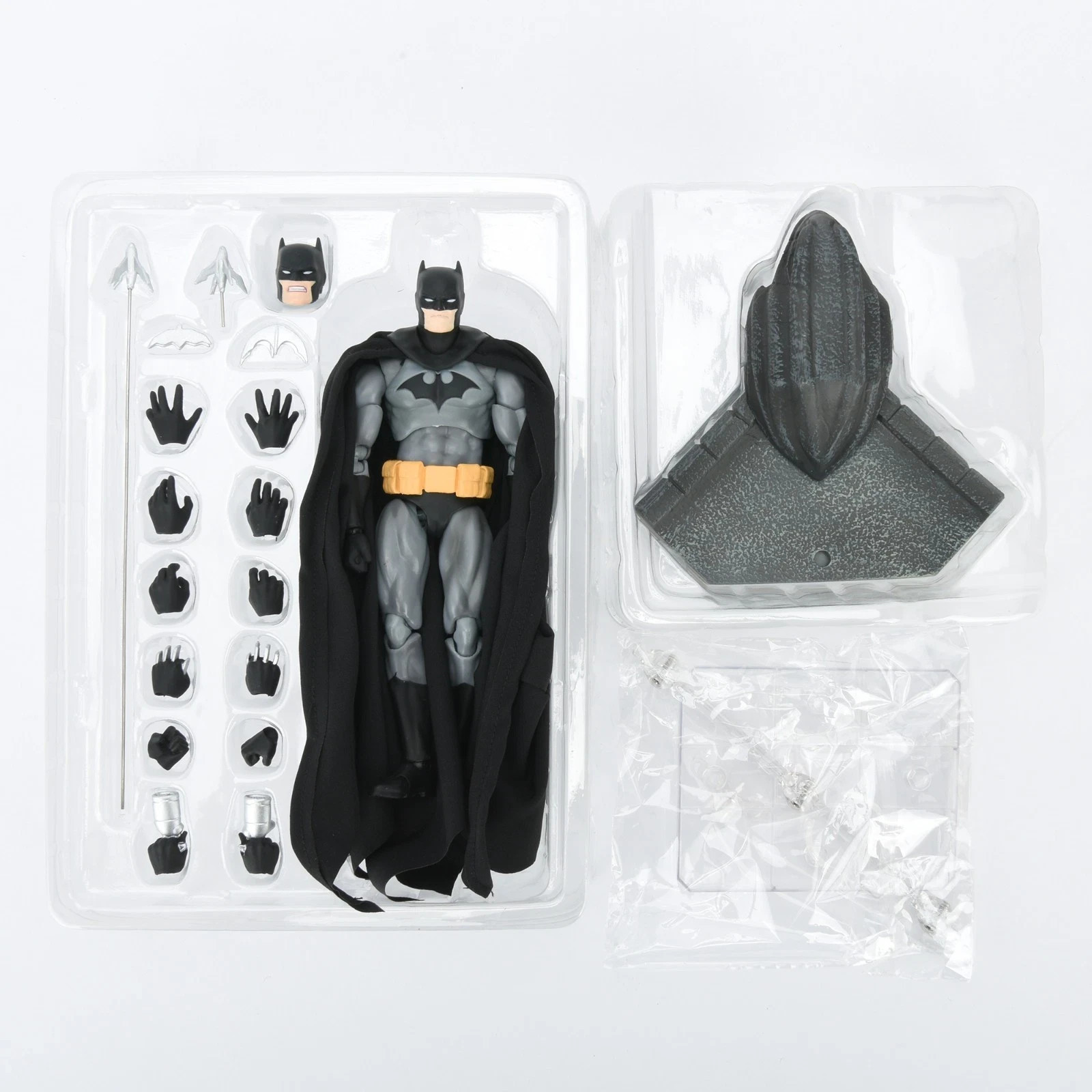 DC Superheroes The Batman Hush Action Figure w/Accessory & Stand Base Toys Box Item image 3