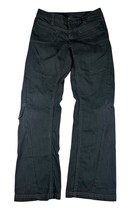 Athleta Pants Jeans Womens 2P Black Dipper Cargo Bootcut Stretch Hiking ... - $32.66