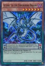 YUGIOH Aether, the Evil Empowering Dragon Deck Complete 40 - Cards - $17.77