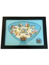 Disneyland 2005 - 50th Anniversary Framed Pin Set Resort Marquee Retro Shag Map - £257.75 GBP