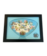 Disneyland 2005 - 50th Anniversary Framed Pin Set Resort Marquee Retro S... - £210.48 GBP