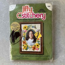 Jiffy Stitchery Photo Frame Yellow Daisies Kit #882 Vintage NIP - £11.59 GBP