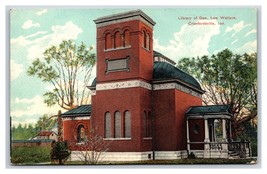 General Lew Wallace Library Crawfordsville Indiana IN DB Postcard Y4 - £2.25 GBP