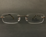 Brooks Brothers Eyeglasses Frames BB496T 1582T Brown Rectangular 53-19-140 - £59.61 GBP