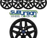 2021-2023 Ford Edge SE / SEL # 8821-GB 18&quot; Gloss Black Wheel Skins NEW S... - £87.12 GBP