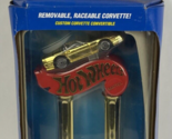 Mattel Hot Wheels Billionth Edition Stand and 1988 Gold Corvette New Old... - $19.79
