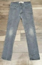 LEVI&#39;S Gray 510 Super Skinny Jeans 12 Reg Size W26 x L26 Distressed - £18.14 GBP