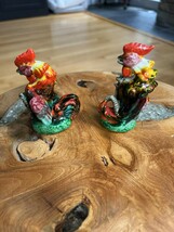 Vintage Ceramic Rooster Salt and Pepper Shakers - $19.80