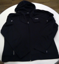 Reebok Womens Zipper hooded sweatshirt Black Large - $24.99