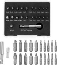 22pcs Damaged Screw Extractor Broken Screws and Bolt Stripped Remover Ki... - £10.19 GBP