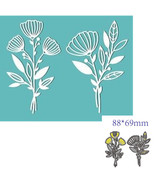 Flower Leaves Metal Cutting Dies Cut Decoration Scrapbook Paper Craft Card - $10.18