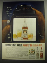 1956 Canada Dry Straight Bourbon Ad - Discover this proud Whiskey by Canada Dry - $18.49