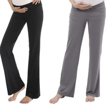 Alina Mae maternity  Pajama Lounge Stretchy  Wide Soft Palazzo Elastic Pants Lot - £27.09 GBP