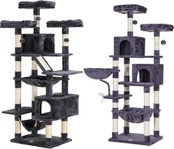 Cat Tree Large Cat Tower For Indoor Cats,Multi-Level Cat Furniture Condo For Cat - £162.22 GBP