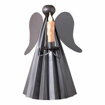 Angel Candle Holder in Black Tin image 2