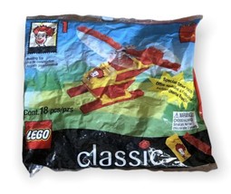 Lego Set #1 NOS Vintage 1999 McDonald&#39;s Premium Toy Ronald McDonald Helicopter - £4.56 GBP