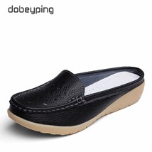 dobeyping Cut-Outs Summer Woman Shoes Genuine Leather Women Flats Hollow Women&#39;s - £28.01 GBP