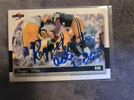Reggie White Signed Football Card Autograph Greenbay Packers Auto Deceas... - $29.00