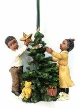 TJ&#39;s Christmas Victorian Children Decorating Tree Ornament 3 inches (3 C... - £11.92 GBP