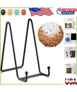 Durable 6 Inch Decorative Picture and Plate Holder - Matte Black Easel 2... - $315.55 MXN