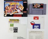 Street Fighter II: Turbo (Nintendo SNES 1993) w/ Box &amp; Papers No Manual ... - £50.38 GBP