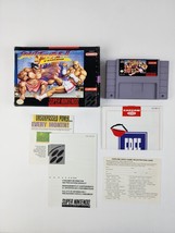 Street Fighter II: Turbo (Nintendo SNES 1993) w/ Box &amp; Papers No Manual or Tray - £50.41 GBP