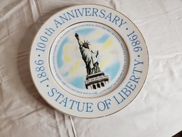 1986 100th Anniversary Statue of Liberty Decorative Plate - $34.65
