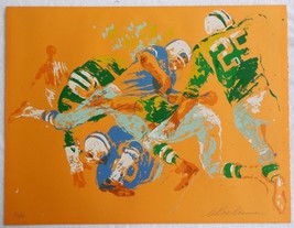 LeRoy Neiman Orange Football Hand Signed &amp; Numbered Serigraph 1972 See C... - $371.25