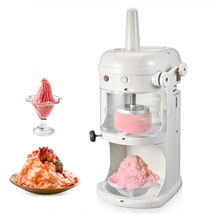 VEVOR Commercial Ice Shaver Crusher, 220lbs/hr, Tabletop Shaved-Ice Machine - $198.99