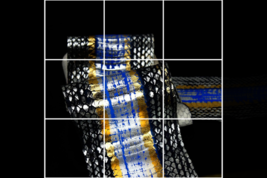  Genuine Elaphe Snake Leather Snakeskin Leather Hide Metallic Electric B... - $17.54+