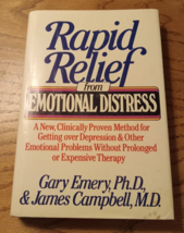 Rapid Relief from Emotional Distress, Emery/Campbell 1986 Hard Cover /Dust Jckt - £3.19 GBP