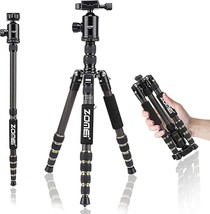 Zomei Z669C Carbon Fiber Portable Tripod With Ball Head Compact Travel For - £124.32 GBP