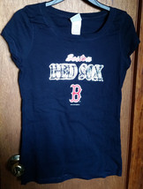 Baseball MLB Women Clothes Large Boston Red Sox Shirt Major League Sport... - $16.14