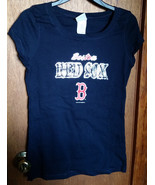 Baseball MLB Women Clothes Large Boston Red Sox Shirt Major League Sport... - $16.14