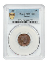 1864 1C PCGS MS64BN (Bronze) - $280.09