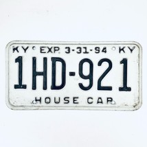 1994 United States Kentucky Base House Car License Plate 1HD-921 - $225.96 MXN
