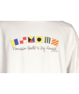 Boating Tee Shirt Permission Granted to Lay Alongside Nautical Flags Men... - £10.18 GBP