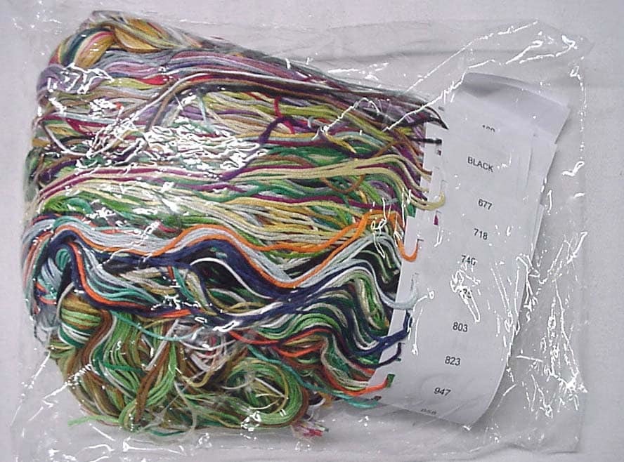 DMC FLOSS 6 strand Cotton Embroidery Floss on Presort Cards - $6.99