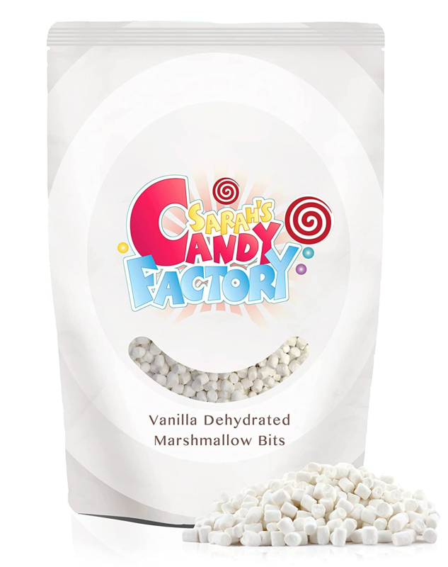 Vanilla Mini Dehydrated Marshmallow Bits in Resealable Bag, 1Lb - $17.04