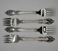 Oneida Community Stainless Brahms Individual Salad Fork 6 3/4&quot; - Set of 4 - £15.42 GBP