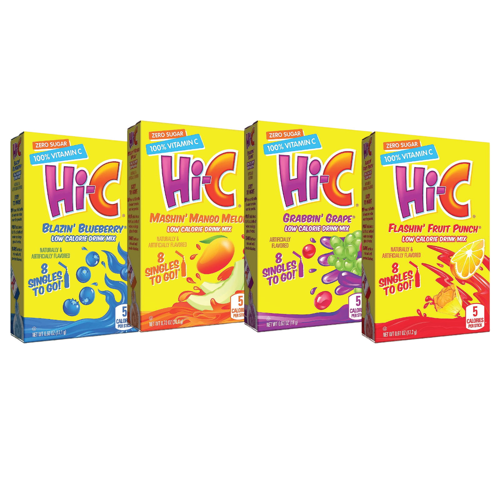 Hi-C Singles To Go Variety Drink Mix | 8 Packets Each | Mix &amp; Match Flavors - $6.78+