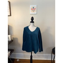 J. Jill Blue Corduroy Button-Front Shirt – Size MP – NWT - $645.41 MXN