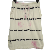 Rachel Zoe Women&#39;s Cream Multi Tie Dye Skirt, Pockets, Size Small - $14.99