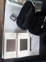 Nintendo DS Lite White W/ 3 Stylus Handheld System Model USG-001 - Teste... - $47.52