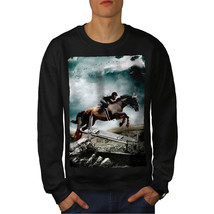 Wellcoda Horse Sport Photo Animal Mens Sweatshirt, Girl Casual Pullover Jumper - £24.06 GBP+