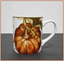 NEW RARE Williams Sonoma Botanical Pumpkin Mug 14.5 OZ Porcelain - £31.63 GBP