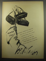 1950 Lord &amp; Taylor handbags Ad - Made in Italy - £14.78 GBP